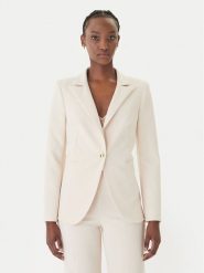 Rinascimento Marynarka CFC0128640003 Beżowy Regular Fit. Brązowe marynarki i żakiety Rinascimento, l, bez wzorów, z syntetyku, bez ramiączek. Za 699.99 zł.