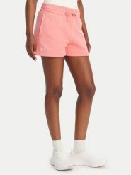 Under Armour Szorty sportowe Rival Fleece Short 1382723 Różowy Loose Fit. Czerwone szorty sportowe Under Armour, bez wzorów, z bawełny. Za 169.99 zł.
