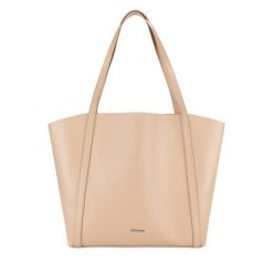 Torebka Gino Rossi. Brązowe shopper bag Gino Rossi, bez wzorów, bez dodatków. Za 249.99 zł.