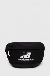 New Balance nerka kolor czarny. Czarne nerki i saszetki New Balance, bez wzorów, bez dodatków. W wyprzedaży za 67.99 zł.