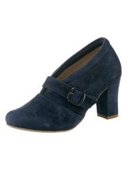 Heine Botki w kolorze granatowym na obcasie rozmiar: 40. Niebieskie botki Heine, bez wzorów, eleganckie, bez obcasa, na obcasie, bez zapięcia. Za 98.95 zł.
