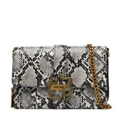 Torebka Just Cavalli. Szare kopertówki Just Cavalli, bez wzorów, wizytowe, bez dodatków. Za 660.99 zł.