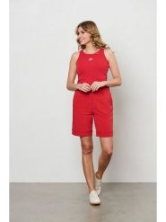 &Co Woman Bermudy "Philis" w kolorze czerwonym rozmiar: L. Czerwone szorty &Co Woman, bez wzorów. Za 180.49 zł.
