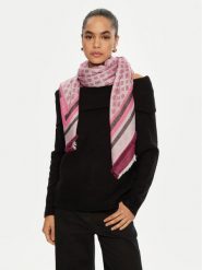 Guess Chusta AW5249 VIS03 Różowy. Czerwone chusty Guess, z aplikacjami, z materiału. Za 269.99 zł.