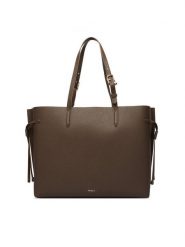 Furla Torebka Ava L Tote WB02001 BX4329 5341S Zielony ciemny. Zielone shopper bag Furla, bez wzorów, ze skóry, bez dodatków. Za 1,579.00 zł.