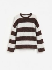 Sweter z wełną z alpaki - wielobarwny. Swetry Reserved, l, bez wzorów, z dzianiny, bez ramiączek. Za 199.99 zł.