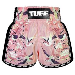 Spodenki treningowe TUFF Pink Birds and Roses. Czerwone szorty sportowe TUFF, bez wzorów. Za 149.00 zł.