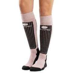 Sporty zimowe Skarpety termiczne unisex SkatePro Merino Skarpety narciarskie. Czerwone skarpetki SKATEPRO, bez wzorów, narciarskie. Za 124.99 zł.