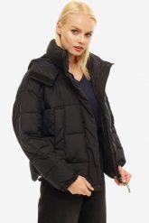 LEE PUFFER JACKET DAMSKA KURTKA ZIMOWA CIEPŁA BLACK L56VUM01. Czarne kurtki Lee, na zimę, l, bez wzorów, bez kaptura. Za 359.99 zł.