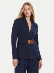Rinascimento Marynarka CFC0126214003 Granatowy Slim Fit. Niebieskie marynarki i żakiety Rinascimento, m, bez wzorów, z syntetyku, bez ramiączek. Za 539.99 zł.