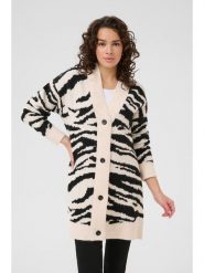 Kaffe Kardigan w kolorze beżowym rozmiar: M. Brązowe swetry Kaffe, m, bez wzorów, bez ramiączek. Za 126.99 zł.