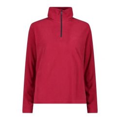 Damski polar CMP. Czerwone bluzy z polaru CMP, na zimę, bez wzorów, z polaru. W wyprzedaży za 143.85 zł.