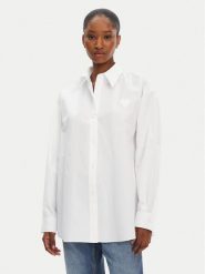 HUGO Koszula Elisana 50542985 Biały Relaxed Fit. Białe koszule Hugo, bez wzorów, z bawełny, bez kołnierzyka, bez ramiączek. Za 479.99 zł.