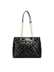 Monnari Torebka TORIMP0-24Z-BAG4040-KM20D000 Czarny. Czarne shopper bag Monnari, bez wzorów, ze skóry, bez dodatków. Za 169.99 zł.
