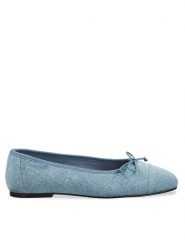 Gant Baleriny Chadii Ballerina 28518475 Niebieski. Niebieskie baleriny Gant, bez wzorów, z materiału, bez obcasa, bez zapięcia. Za 549.99 zł.