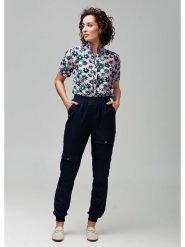 4funkyflavours Bojówki "Keep On Going" w kolorze granatowym rozmiar: L. Niebieskie spodnie materiałowe 4funkyflavours, bez wzorów, z materiału. Za 114.71 zł.