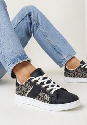 Granatowe Sneakersy z Nadrukiem Mindi. Niebieskie buty sportowe lifestyle Born2be, bez wzorów, sportowe, bez zapięcia. W wyprzedaży za 63.74 zł.