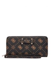 Guess Portfel Silia Slg SWGP98 90146 Brązowy. Brązowe portfele Guess, z aplikacjami, ze skóry. Za 199.99 zł.