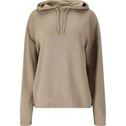 Bluza damska z kapturem Athlecia Namier. Zielone bluzy Athlecia, bez wzorów, z dresówki, sportowe, bez ramiączek, z kapturem. Za 248.50 zł.