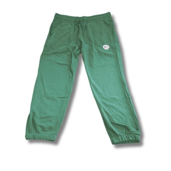 Spodnie New Balance Hoops Essentials Fundamental Pants. Zielone spodnie dresowe New Balance, bez wzorów, z dresówki. Za 232.30 zł.