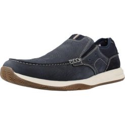 Buty CLARKS SAILVIEW STEP Niebieski. Niebieskie trekkingi Clarks, bez wzorów, ze skóry, bez zapięcia, trekkingowe. Za 301.99 zł.