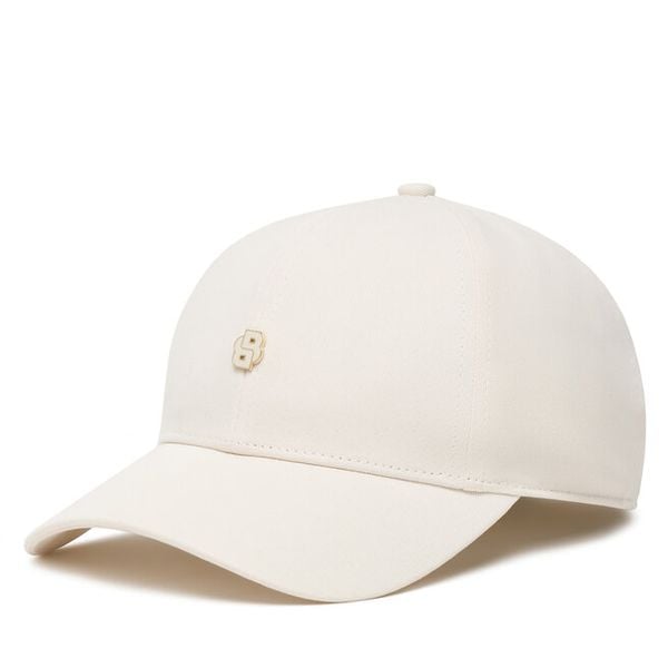 Czapka z daszkiem BOSS. Białe czapki z daszkiem Boss, bez wzorów. Za 179.99 zł.