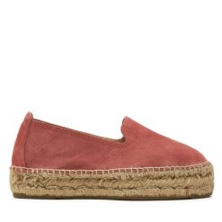 Espadryle Manebi. Czerwone espadryle Manebi, bez wzorów, bez obcasa. Za 599.99 zł.