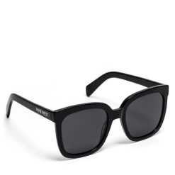 Okulary przeciwsłoneczne Nine West. Czarne okulary przeciwsłoneczne Nine West, bez wzorów. Za 129.99 zł.