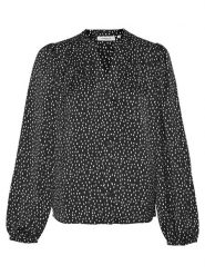 MOSS COPENHAGEN Koszula "Hanalisa Myrina" w kolorze czarno-białym rozmiar: L. Białe koszule Moss Copenhagen, l, bez wzorów, bez kołnierzyka, bez ramiączek. Za 127.95 zł.