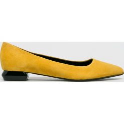 Gino Rossi - Baleriny. Pomarańczowe baleriny Gino Rossi, z materiału. Za 469.90 zł.
