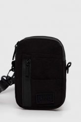 Superdry saszetka kolor czarny. Czarne nerki i saszetki Superdry, bez wzorów, bez dodatków. W wyprzedaży za 124.99 zł.
