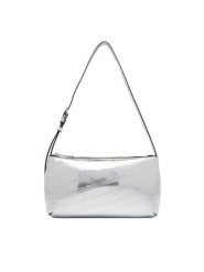 Tommy Jeans Torebka Tjw Must Metallic Shoulder Bag AW0AW18009 Srebrny. Szare torebki klasyczne Tommy Jeans, bez wzorów, z jeansu, bez dodatków. Za 429.99 zł.