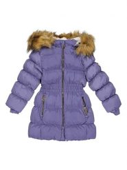 HULABALU Parka zimowa "Ylva" w kolorze fioletowym rozmiar: 98/104. Różowe płaszcze HULABALU, na zimę, bez wzorów, bez kaptura. Za 154.07 zł.