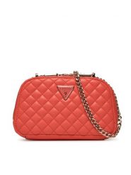 Guess Torebka HWEQG954174 Koralowy. Pomarańczowe kopertówki Guess, z aplikacjami, ze skóry, wizytowe, bez dodatków. Za 299.99 zł.