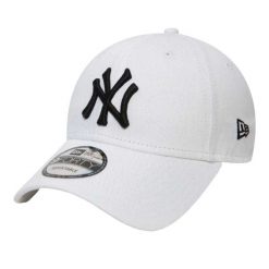 Czapka Z Daszkiem Unisex Dla Dorosłych 9Forty League Basic New York Yankees. Białe czapki z daszkiem New Era, bez wzorów, sportowe. Za 156.99 zł.