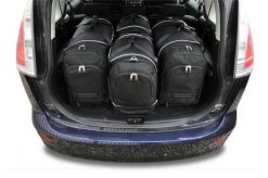 Torby Do Bagażnika Mazda 5 Minivan 2005-2010 4Szt Kjust. Czarne torby podróżne KJUST, bez wzorów, z kauczuku. Za 1,234.00 zł.