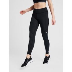 Długie legginsy damskie Newline Hw. Czarne legginsy Newline, bez wzorów, sportowe, długie. Za 286.50 zł.