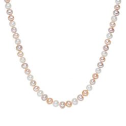 Valero Pearls Naszyjnik z pereł srebro wysokiej próby Perła hodowlana słodkowodna srebrny Naszyjniki 1 ct Damski. Szare naszyjniki Valero Pearls, z jedwabiu, z perłą, srebrne. Za 409.99 zł.