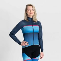 Kurtka rowerowa damska Rogelli Impress II. Czerwone kurtki Rogelli, s, bez wzorów, z dresówki, sportowe, bez kaptura. W wyprzedaży za 442.00 zł.