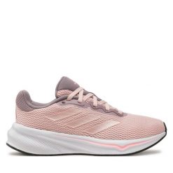 Buty do biegania adidas. Czerwone buty do biegania adidas, bez wzorów, bez zapięcia, do biegania. Za 239.99 zł.