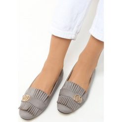 Szare Mokasyny Tivik. Mokasyny marki Born2be. Za 44.99 zł.
