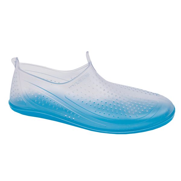 Buty wodne do aquabike/gimnastyki wodnej Nabaiji Aquafun. Szare buty treningowe NABAIJI, bez wzorów, bez zapięcia, na fitness i siłownię. W wyprzedaży za 34.99 zł.