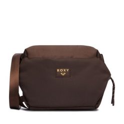 Torebka Roxy. Brązowe listonoszki Roxy, bez wzorów, bez dodatków. Za 69.99 zł.