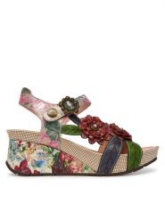 Laura Vita Sandały Barry 41 Kolorowy. Sandały LAURA VITA, bez wzorów, ze skóry, bez obcasa, na koturnie, bez zapięcia. Za 439.99 zł.