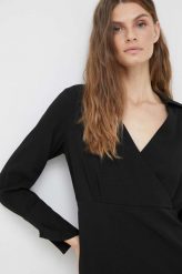 Vero Moda sukienka kolor czarny mini prosta. Czarne sukienki Vero Moda, na co dzień, l, bez wzorów, bez kołnierzyka, bez ramiączek, mini, proste. W wyprzedaży za 145.99 zł.
