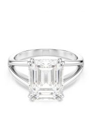 Swarovski Pierścionek Stilla 5717876 Srebrny. Szare pierścionki Swarovski, metalowe. Za 409.99 zł.