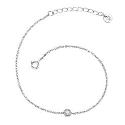 Glanzstücke München Srebrna bransoleta srebro wysokiej próby Topaz srebrny Bransoletki 1 ct Damski. Szare bransoletki Glanzstücke München, z topazem, srebrne. Za 299.99 zł.