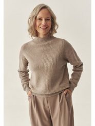 TATUUM Sweter w kolorze szarobrązowym rozmiar: L. Brązowe swetry Tatuum, l, bez wzorów, bez ramiączek. Za 139.95 zł.