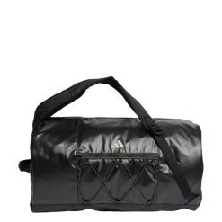 Torba na siłownię. Szare torby sportowe adidas, bez wzorów, z materiału. Za 259.00 zł.