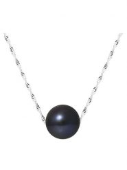 Pearline Złoty naszyjnik z perłą - dł. 42 cm rozmiar: onesize. Niebieskie naszyjniki Pearline, z materiału, z perłą, złote. Za 556.99 zł.